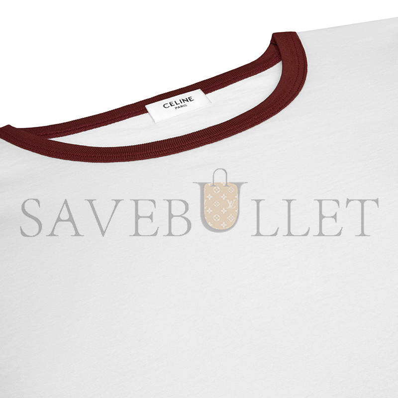 CELINE T-SHIRT IN COTTON JERSEY RX0CV507Z.01WX